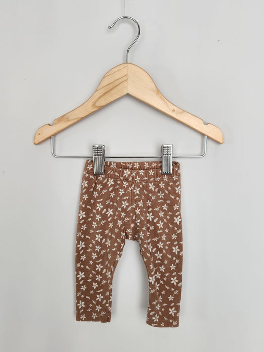 Jax & Lennon Mini Flora Leggings • Newborn