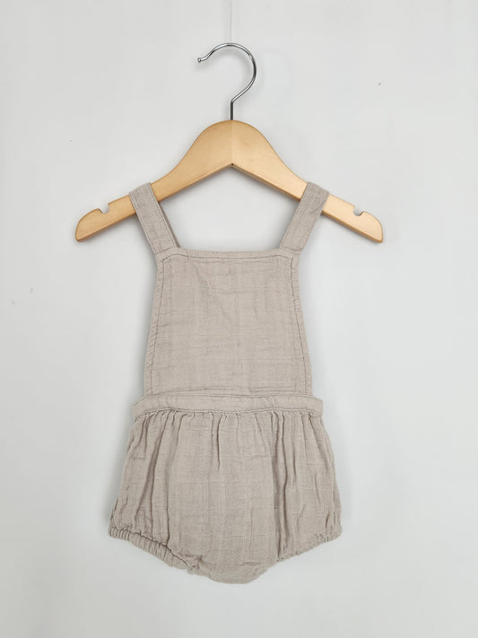 Jamie Kay Organic Cotton Muslin Suspender Bloomers • 6-12 months