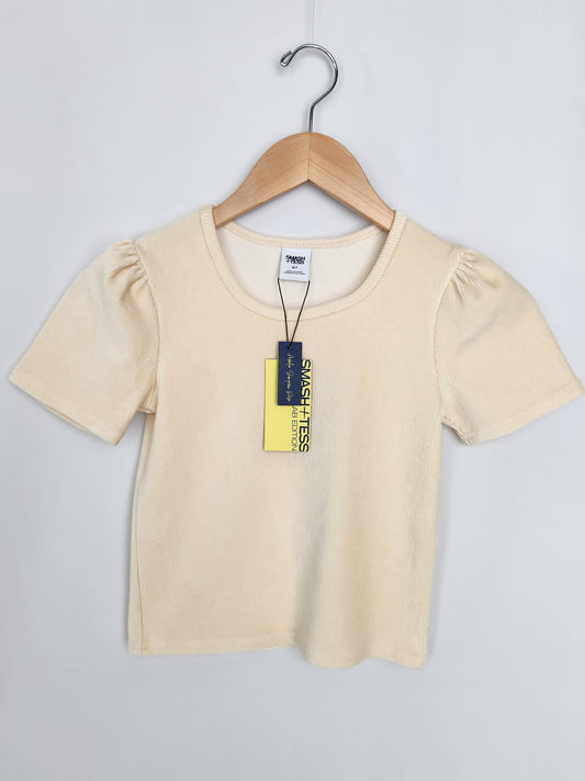 NEW Smash & Tess Soft Cord Scoop Neck Tee • 6-7 years