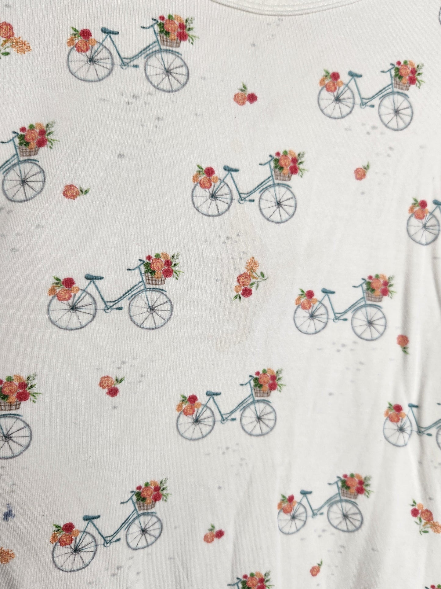 Bambi & Birdie Bicycles Bamboo Pajamas *stain* • 5T