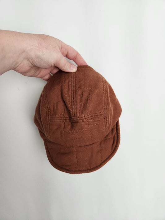 Roda J Brown 5 Panel Hat • 12-24 months