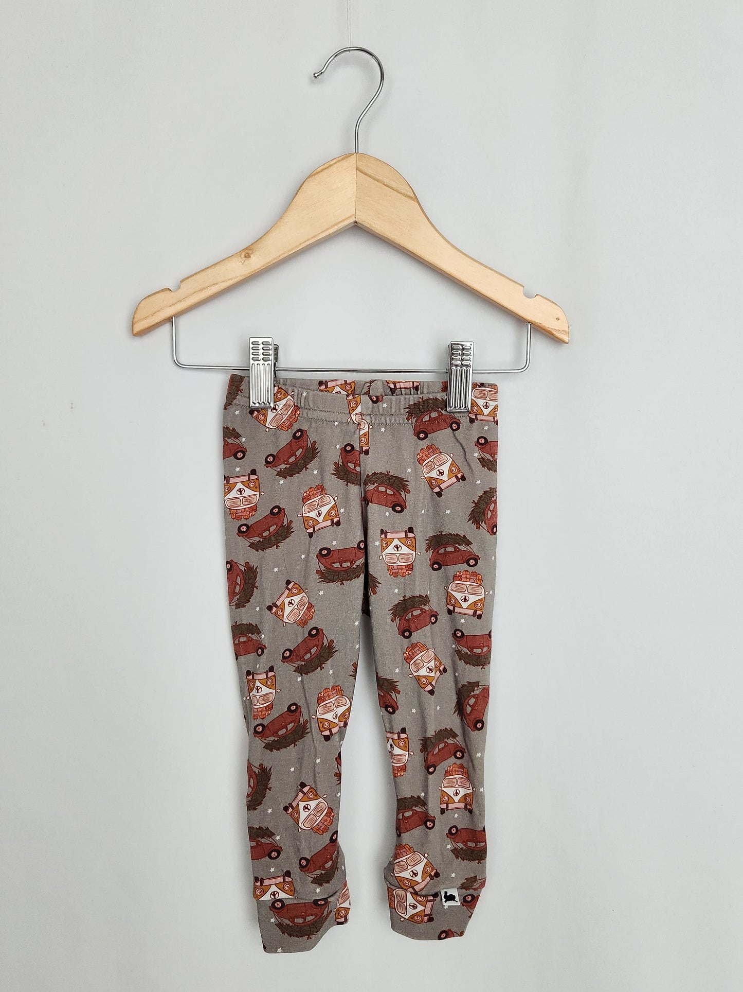 Little & Lively Christmas Camper Leggings • 9-12 months