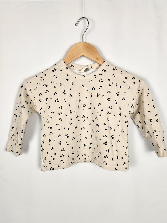 Peepa Handmade Dotty Crewneck *stains* • 3-4 years