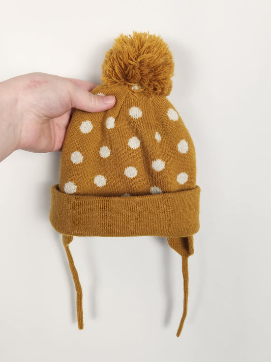 Zara Mustard Pom Toque • 12-24 months