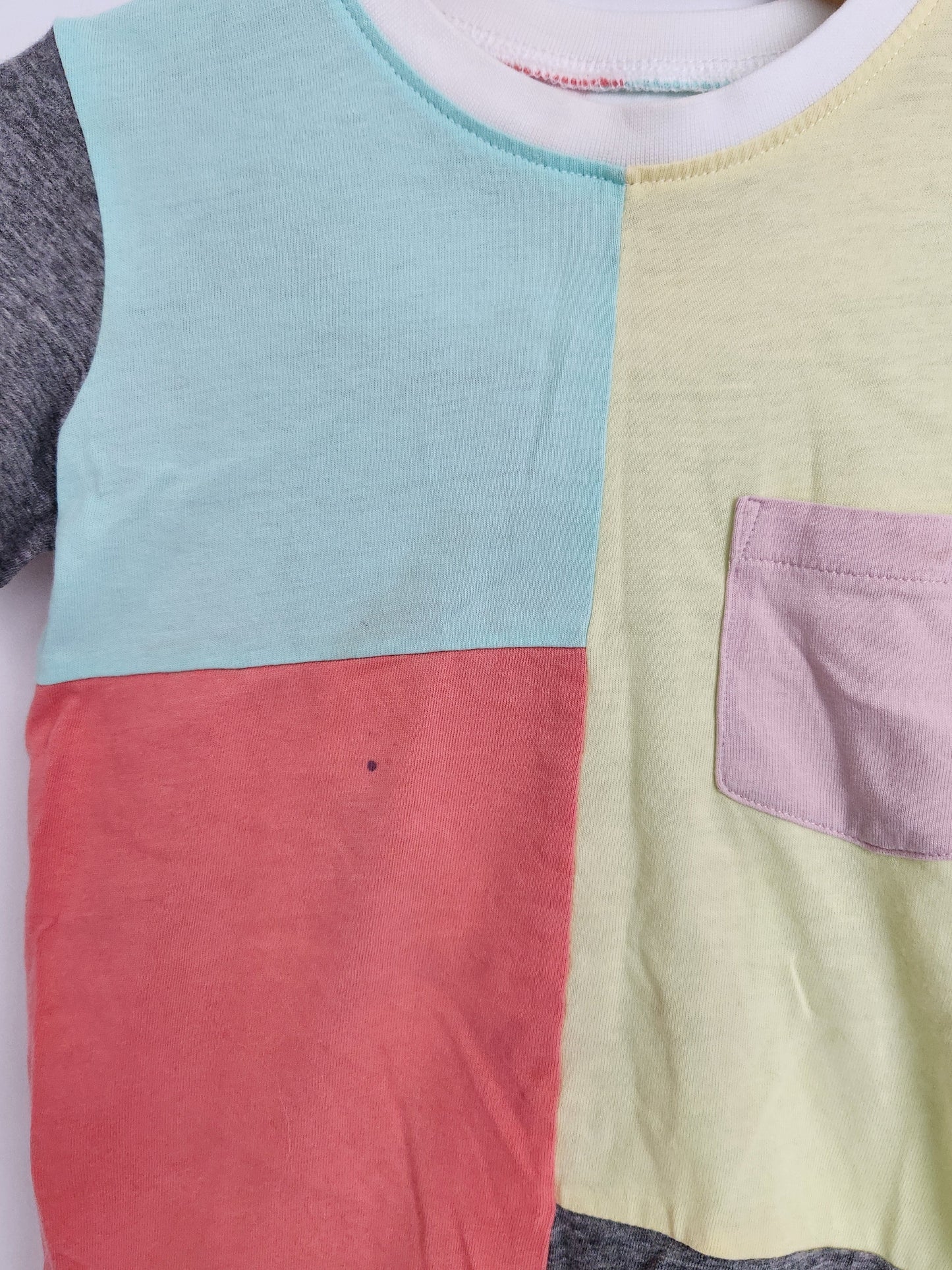 Nudnik Color Block Tee *stains* • 3T