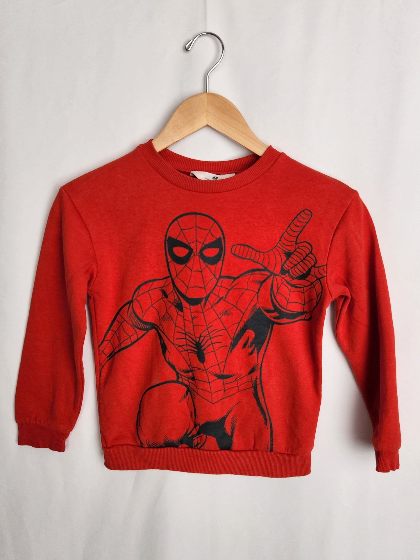 H&M Spiderman Sweatshirt • 6-8 years