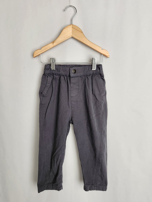 Zara Grey Slim Fit Pants • 2-3 years