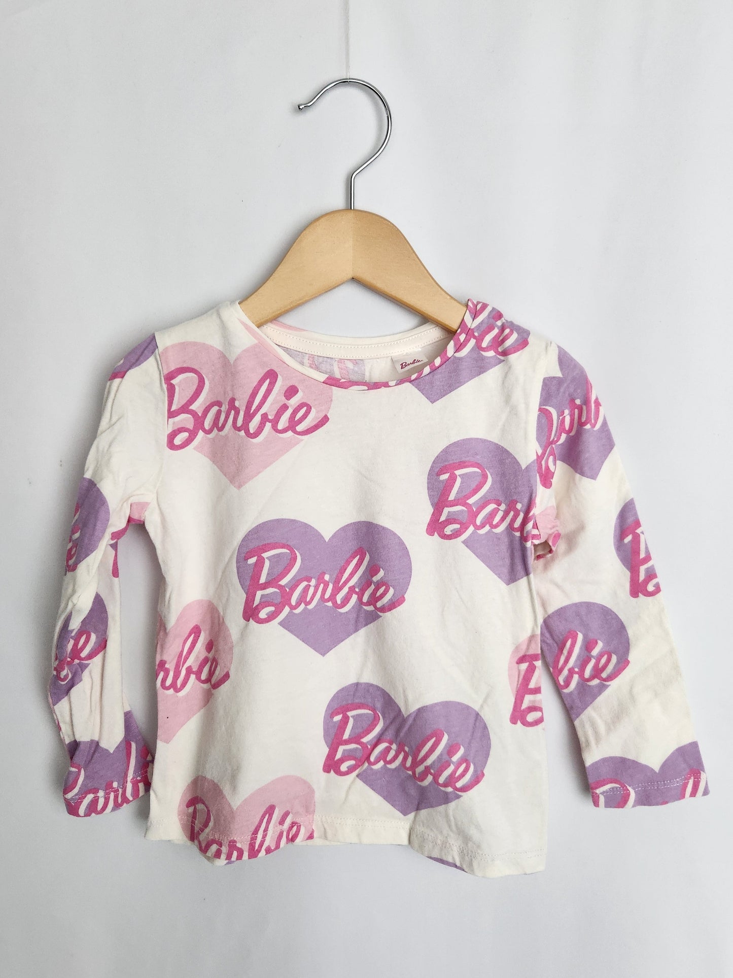 H&M Barbie Long Sleeve Shirt • 2-4 years