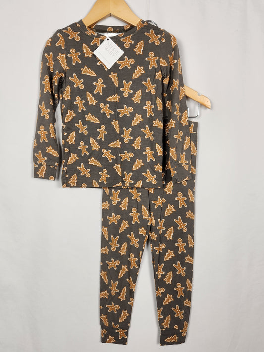 NEW Mebie Baby Gingerbread Bamboo Pajamas • 3T