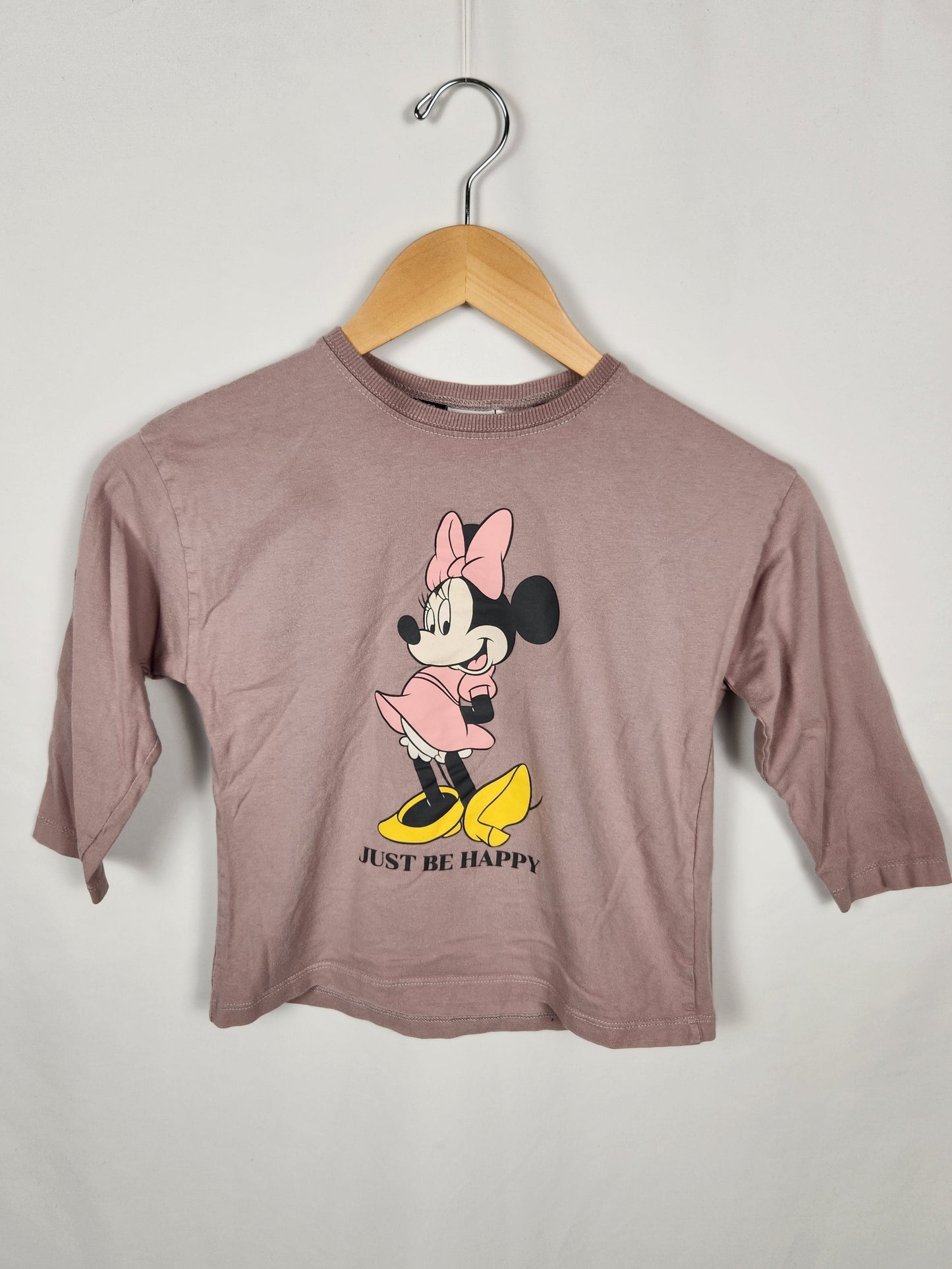 Zara Minnie Mouse Long Sleeve Shirt • 4-5 years