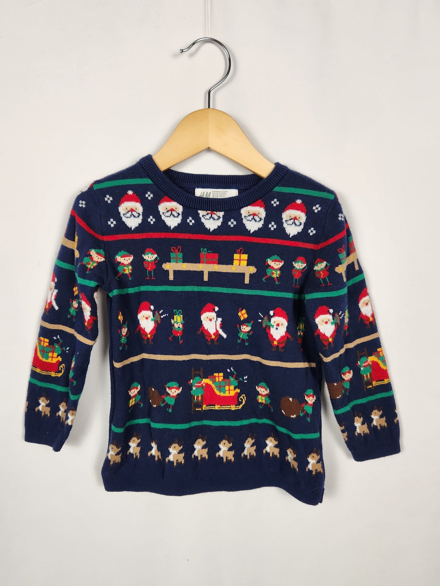 H&M Christmas Soft Knit Sweater • 2-4 years