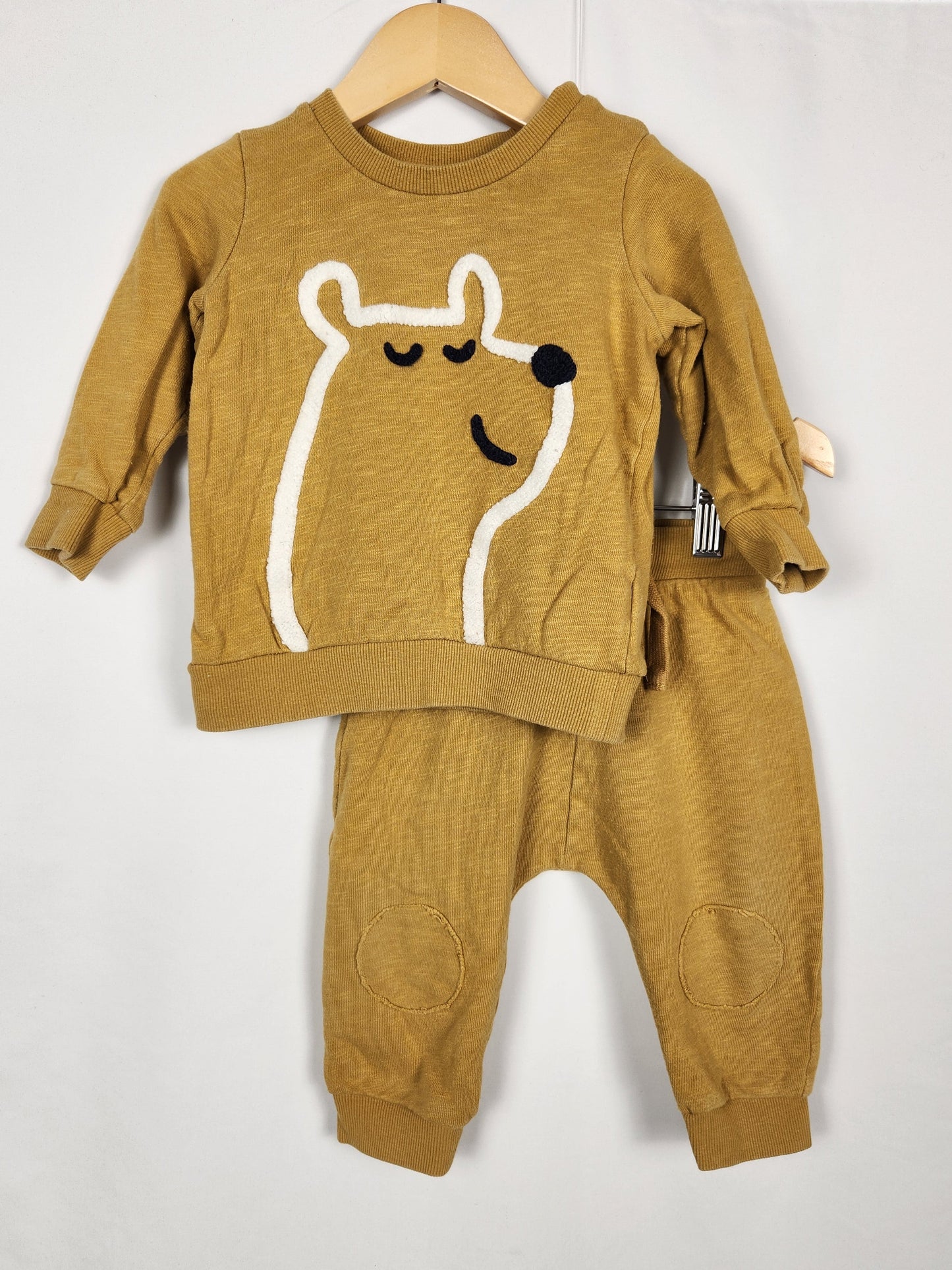 Seed Heritage Bear Sweatshirt & Pants • 12-18 months