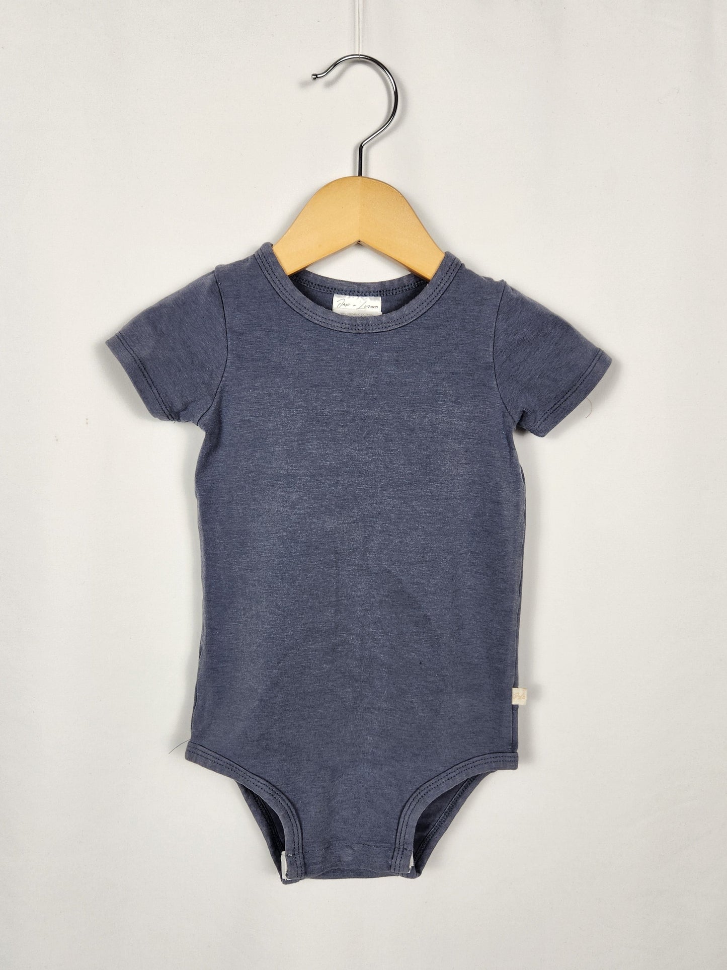 Jax & Lennon Blue Grey Bodysuit • 12-18 months