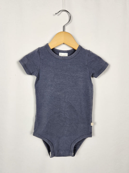 Jax & Lennon Blue Grey Bodysuit • 12-18 months