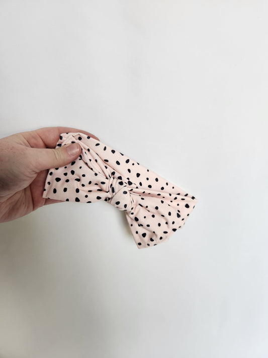 Bek & Jek Pink Dotty Headwrap