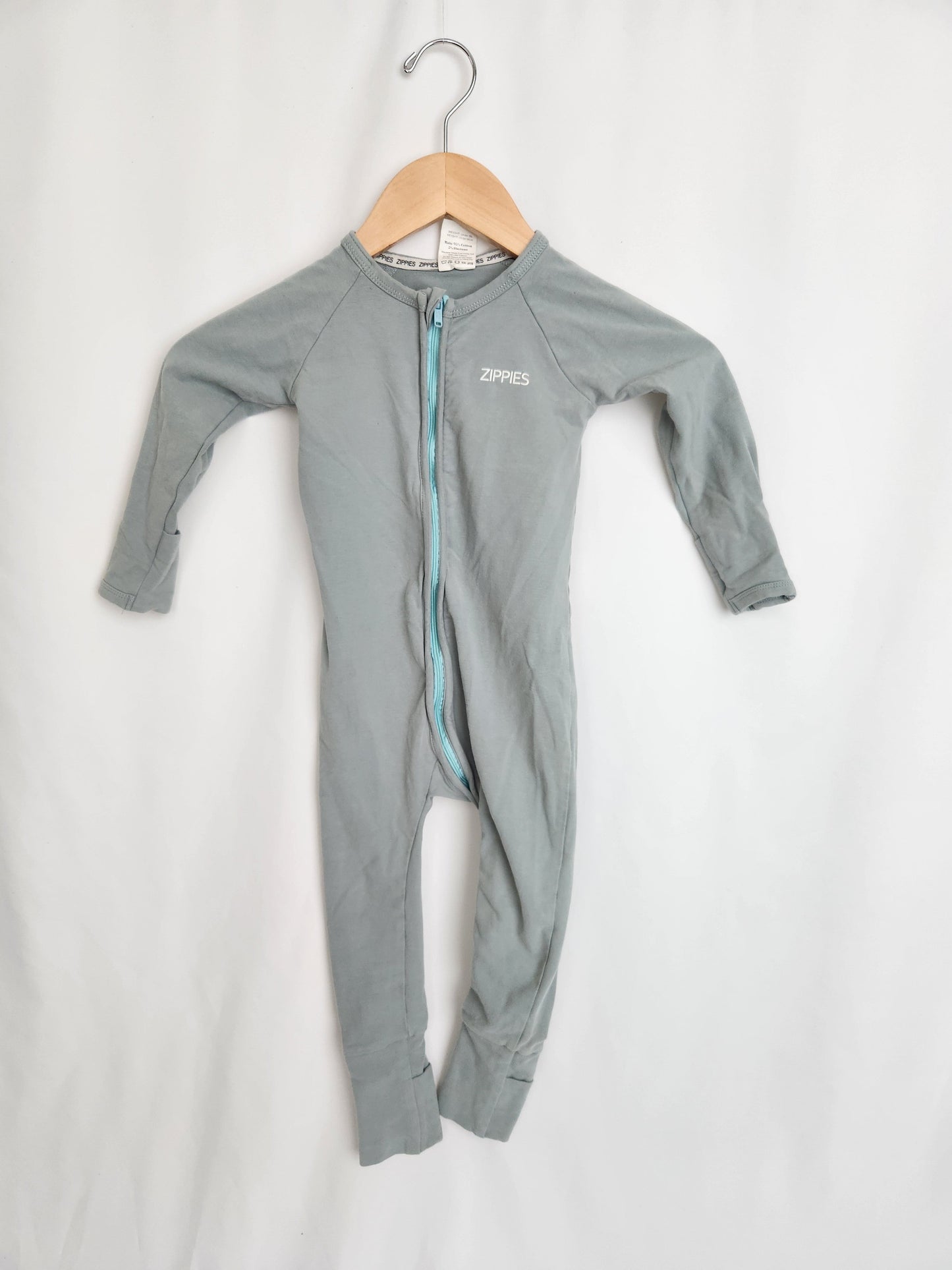 Westcoast Zippies Blue Zip Romper • 18-24 months