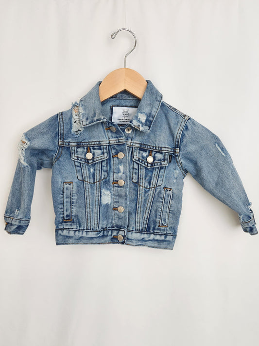 Tattrd Threads Denim Jacket • 18-24 months