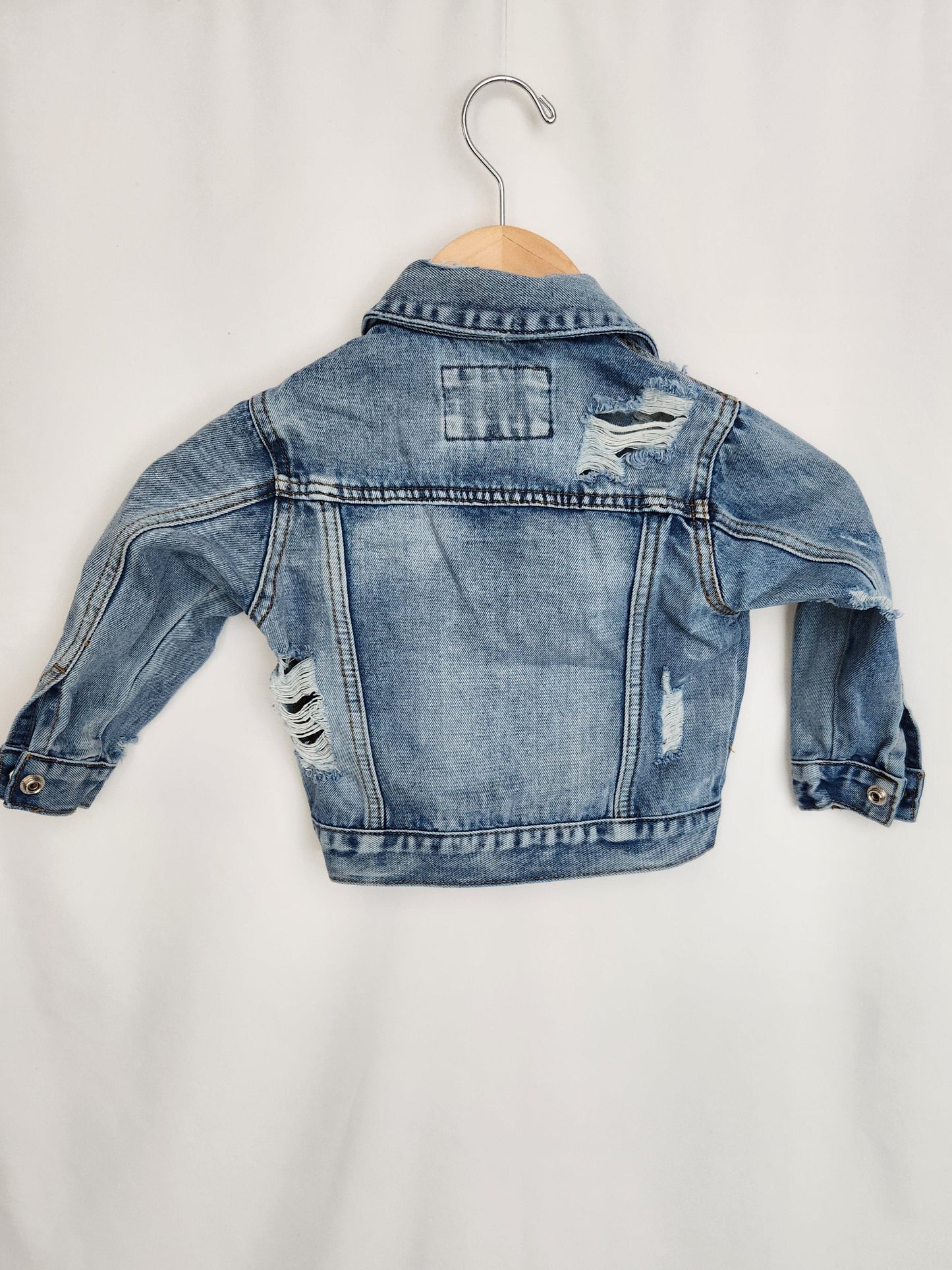 Tattrd Threads Denim Jacket • 18-24 months