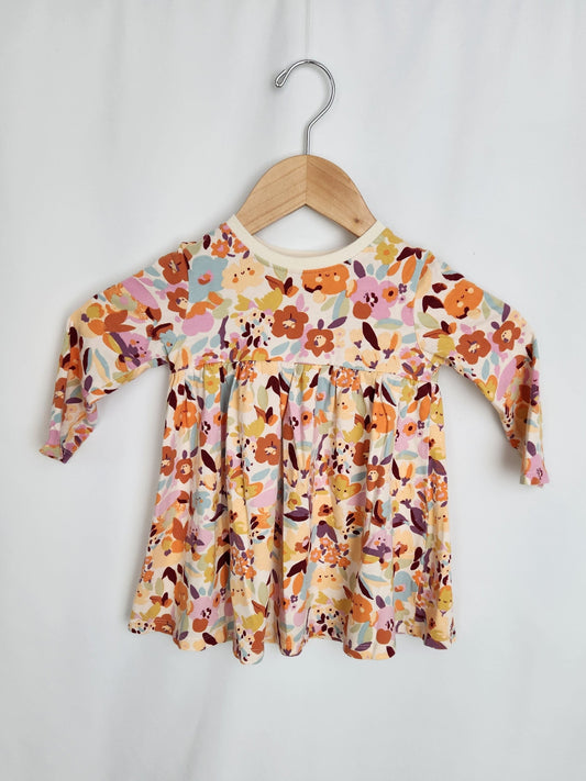 Next Floral Long Sleeve Dress • 12-18 months