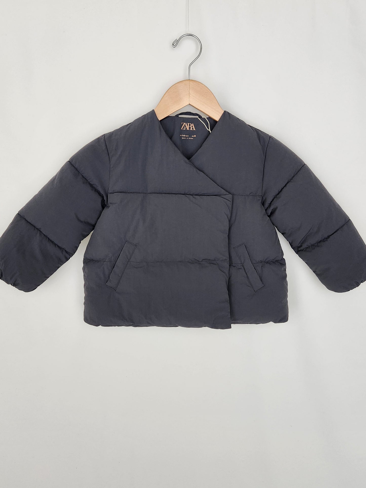 NEW Zara Puffy Fleece Lined Coat • 2-3 years