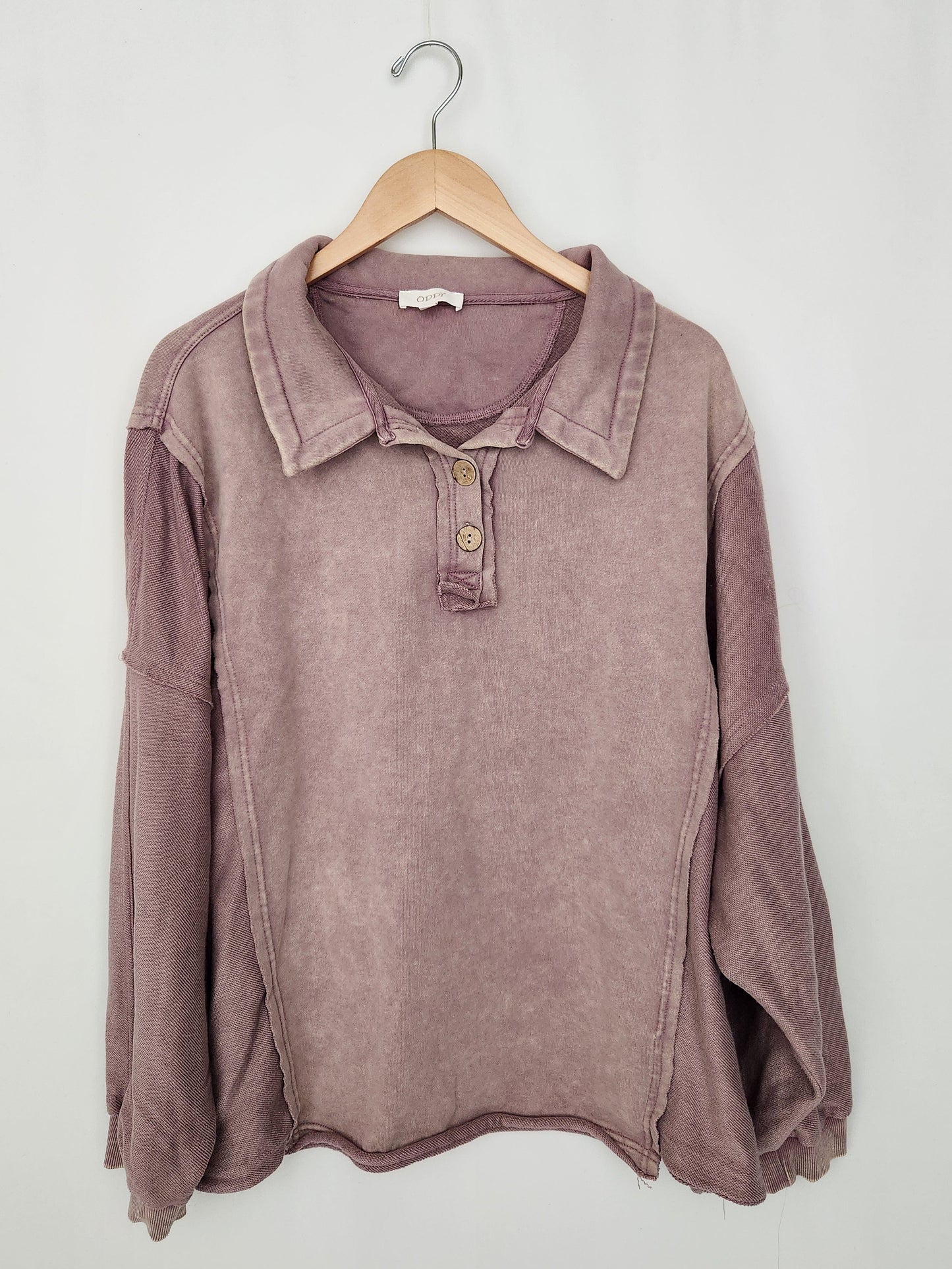 Oddi Dusty Pink Oversize Sweatshirt • XX-Large