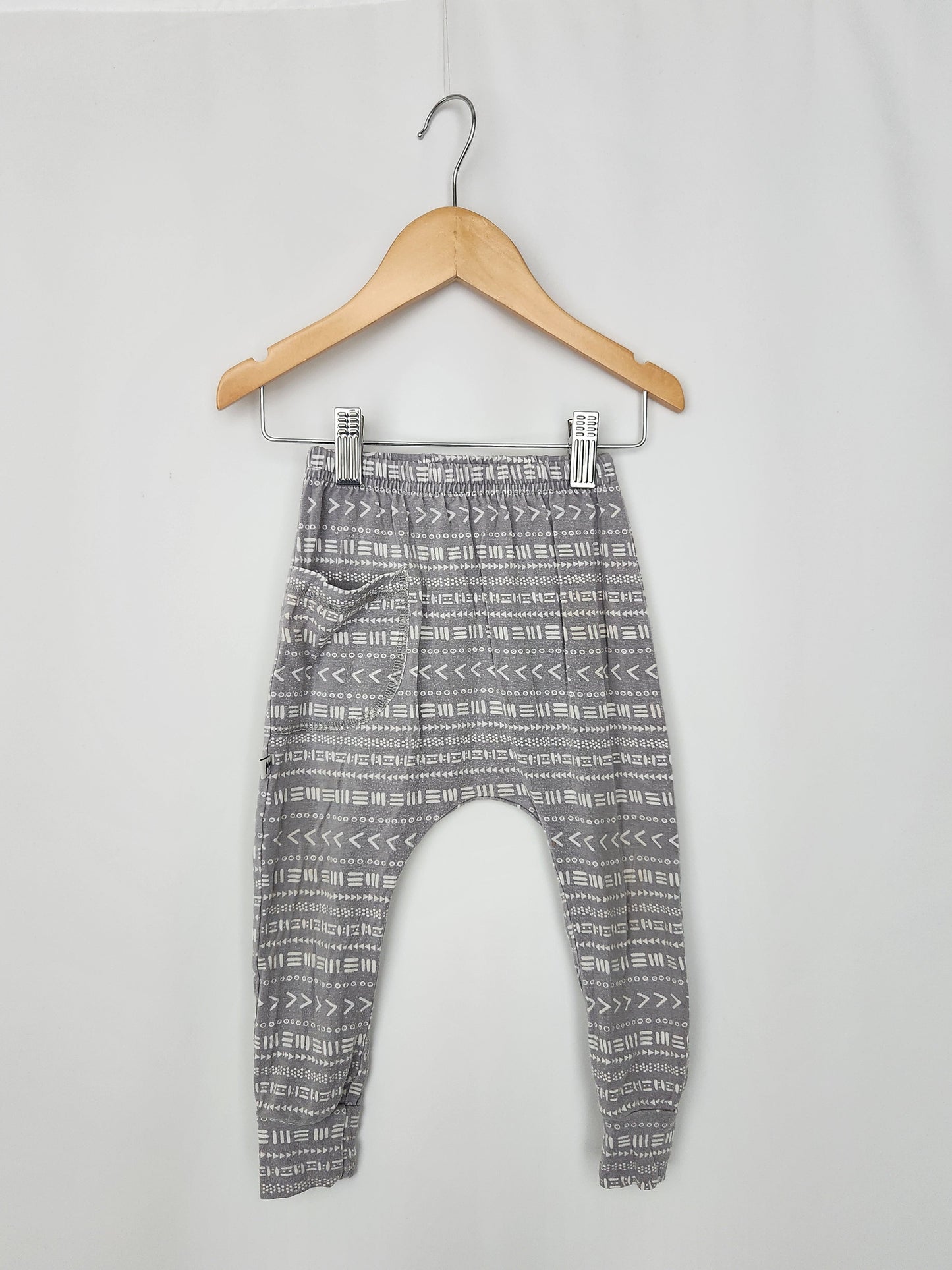 Jax & Lennon Mudcloth Bamboo Harems • 12-18 months