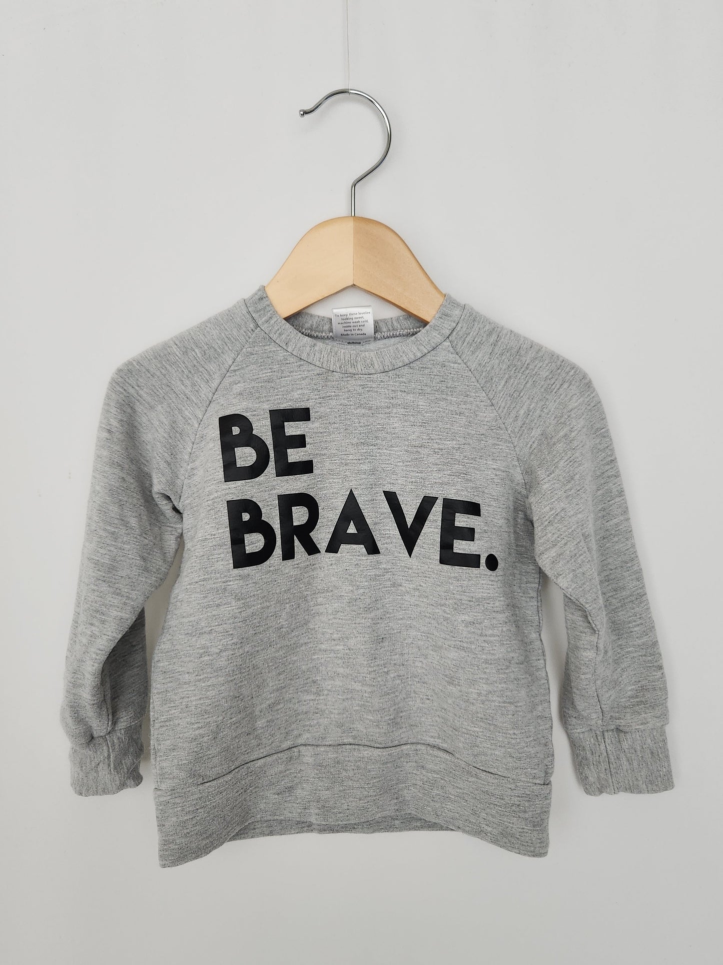 Posh & Cozy Be Brave Crewneck • 2T