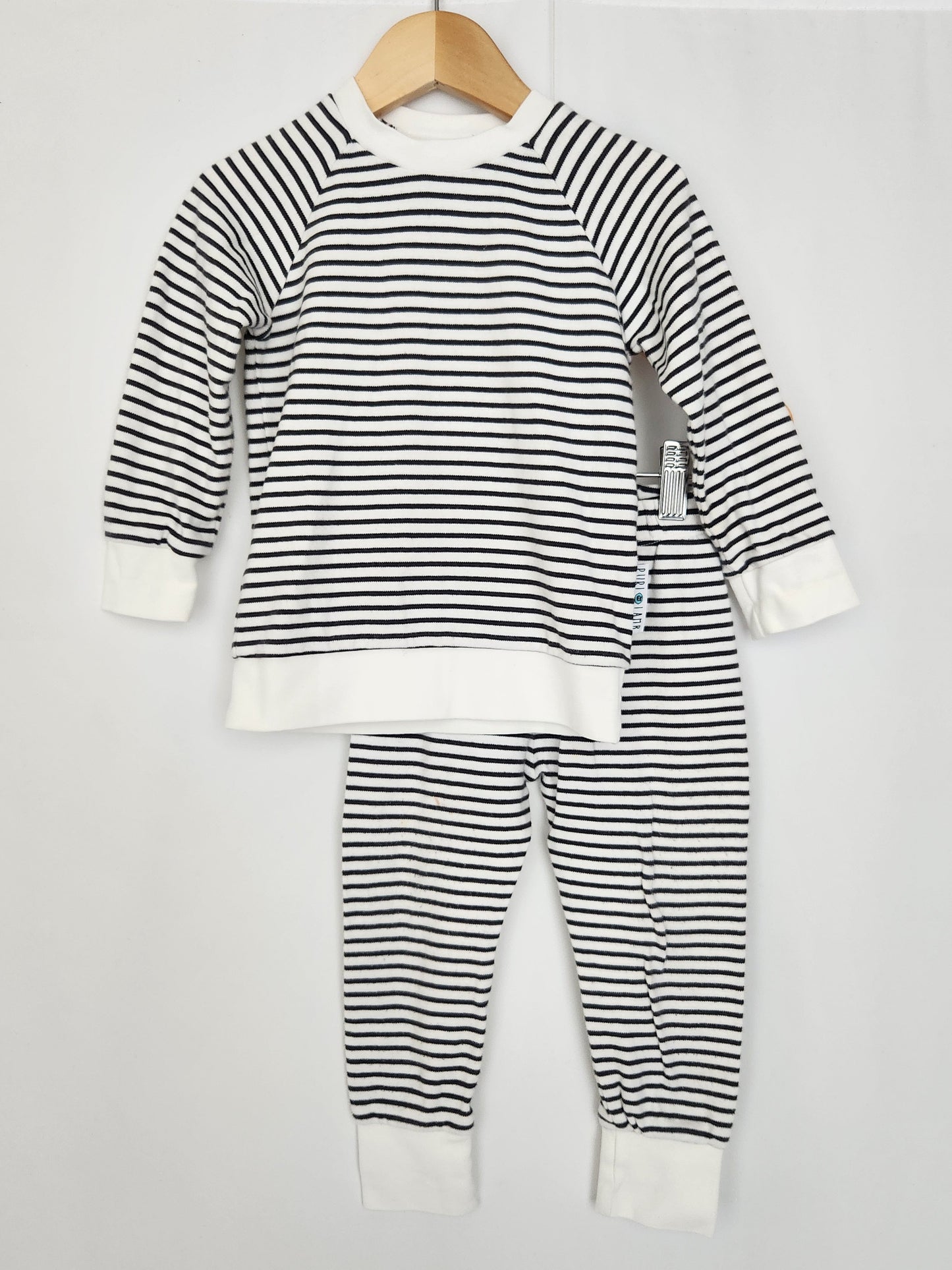 Purl Lamb Stripe Set *stain* • 18-24 months