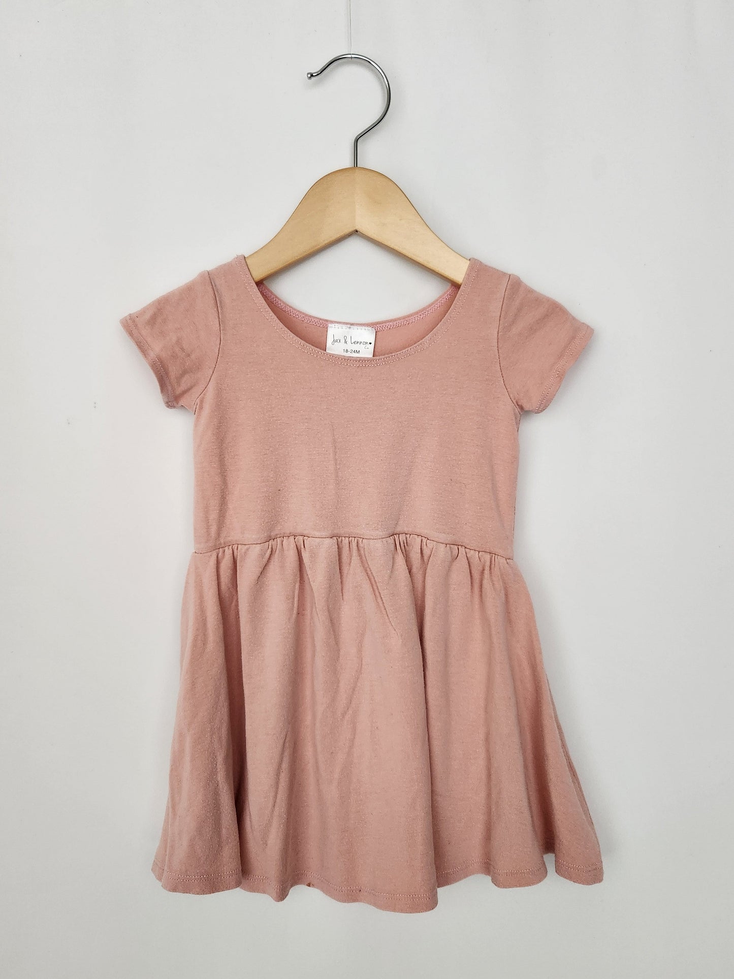 Jax & Lennon Blush Twirl Dress • 18-24 months