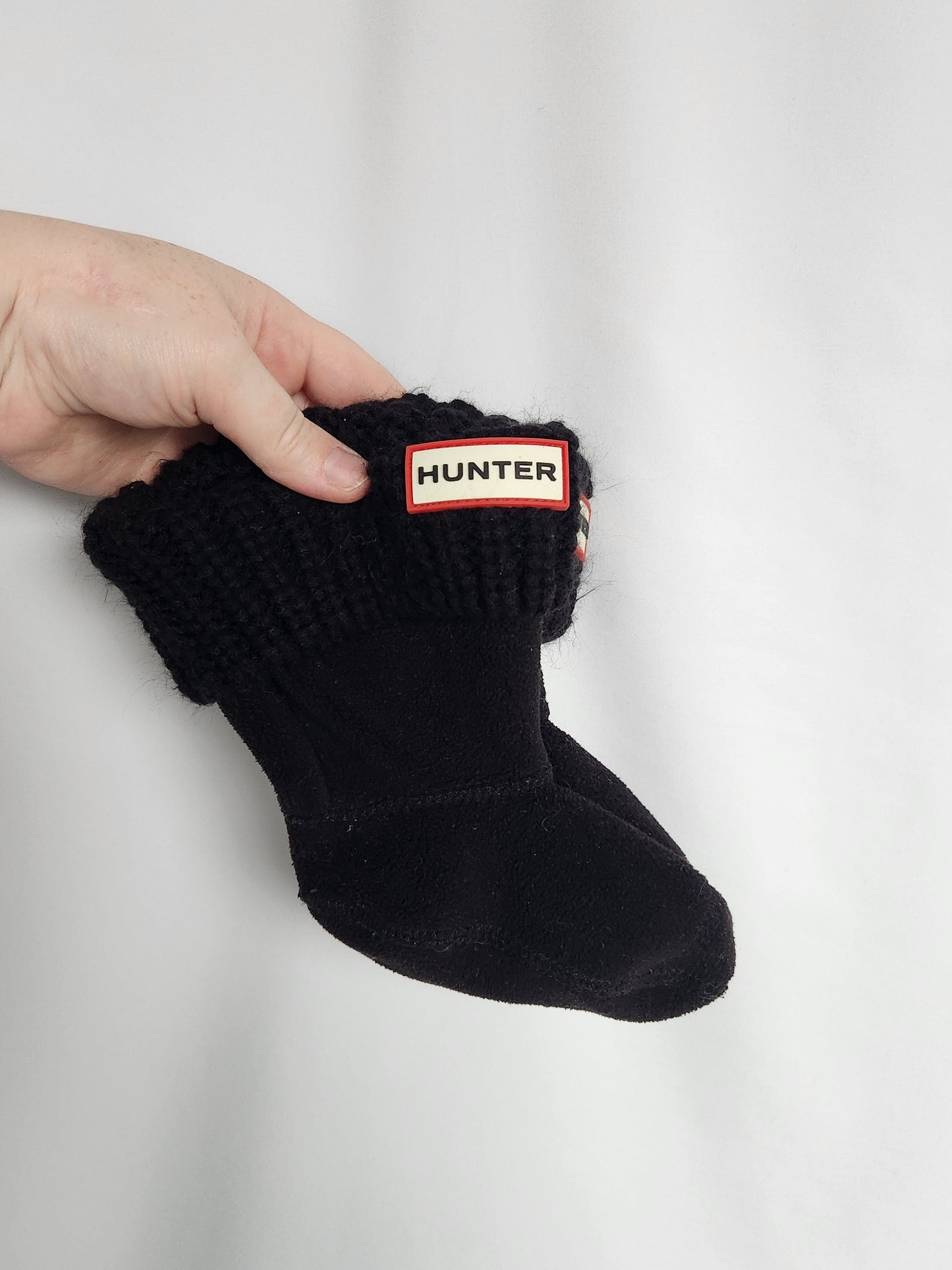 Hunter Black Boot Socks • 5-7C