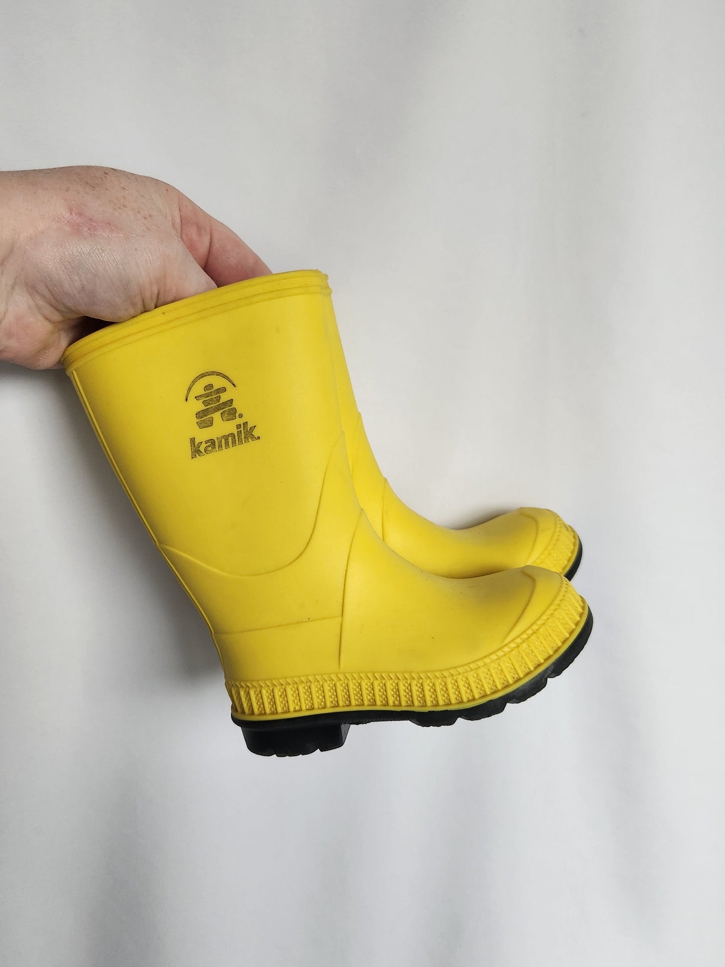 Kamik Stomp Yellow Rain Boots • 6C