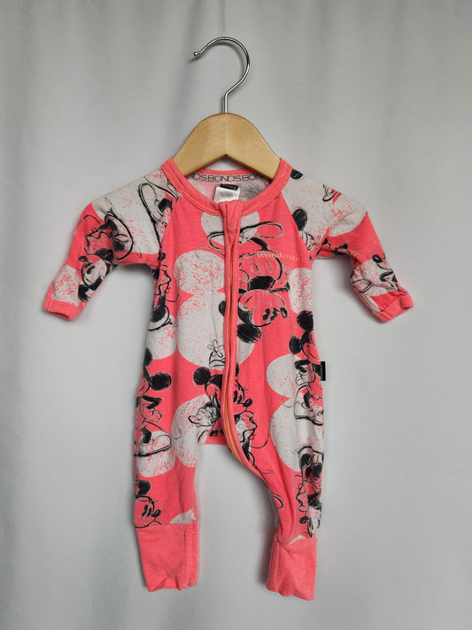 Bonds Minnie Mouse Wondersuit • Newborn