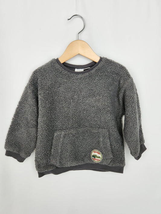 Zara Sherpa Sweatshirt • 2-3 years