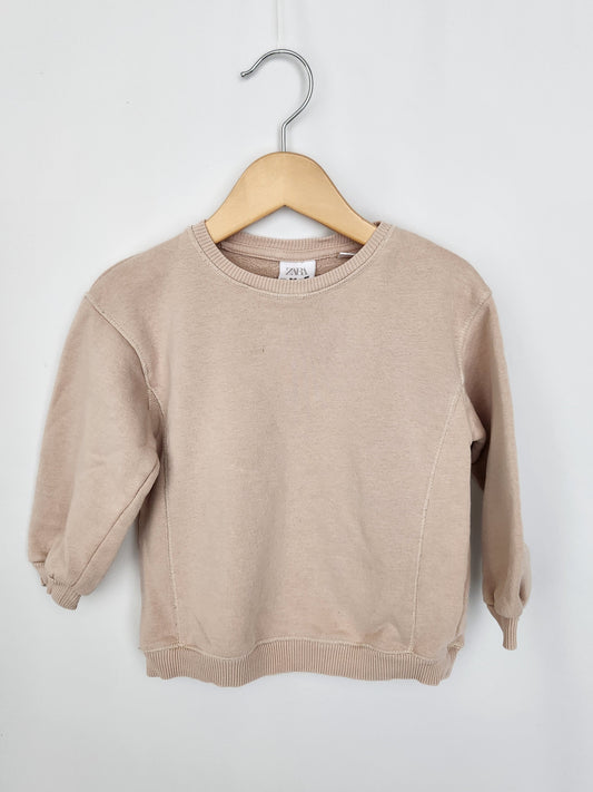 Zara Blush Sweatshirt • 2-3 years