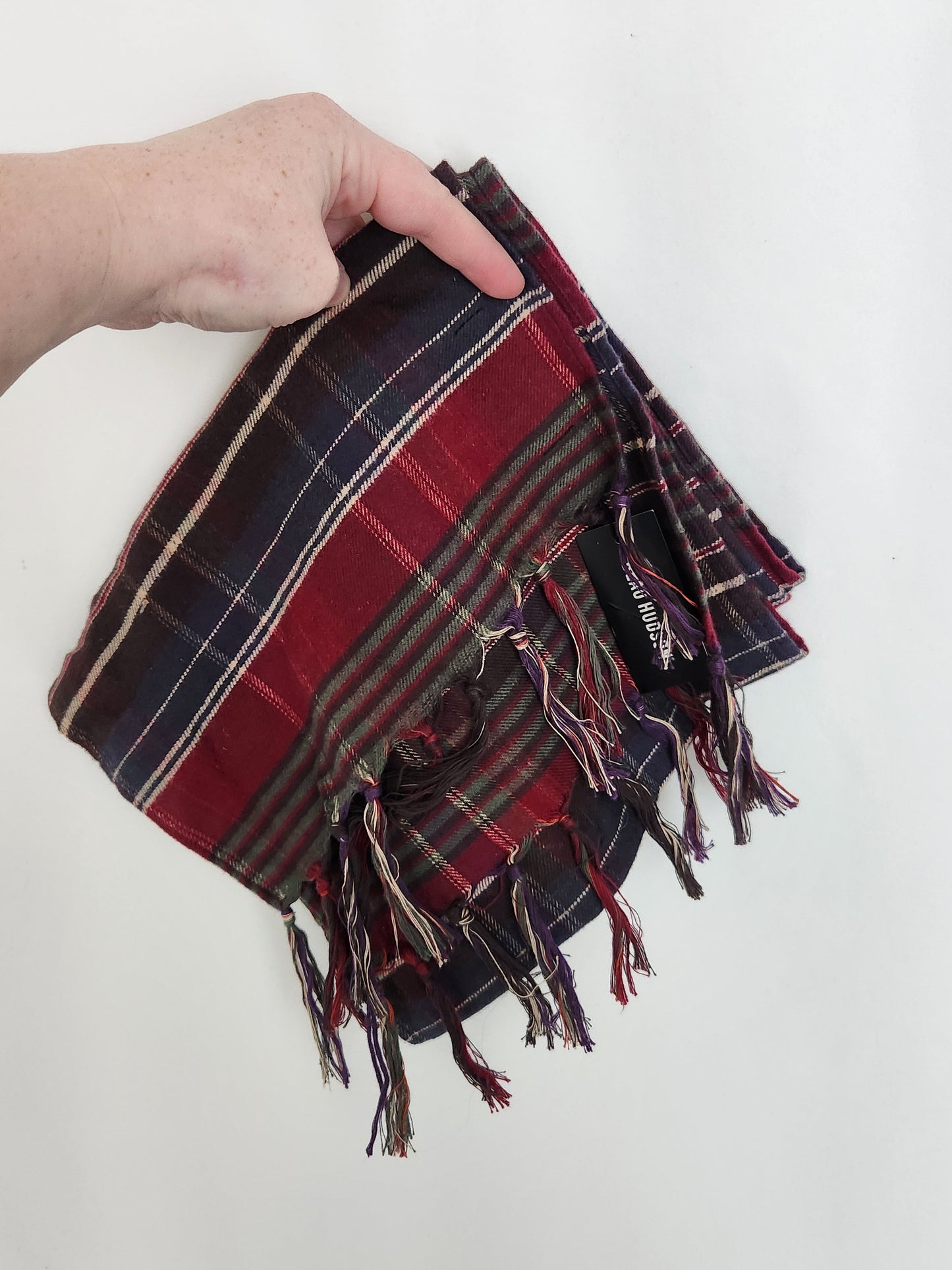 NEW Beau Hudson Plaid Scarf