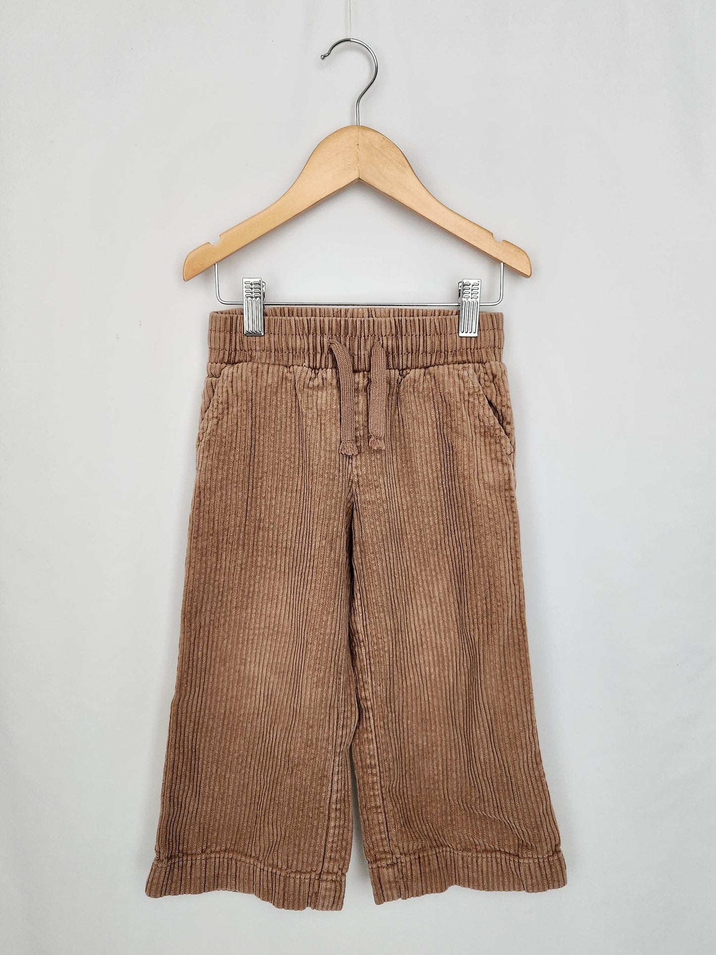 H&M Brown Cord Wide Leg Pants • 2-3 years