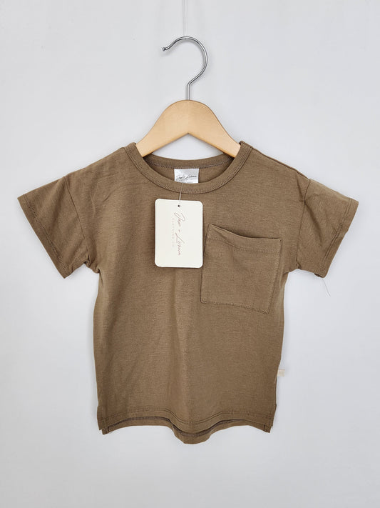 NEW Jax & Lennon Moss Boxy Tee • 12-18 months