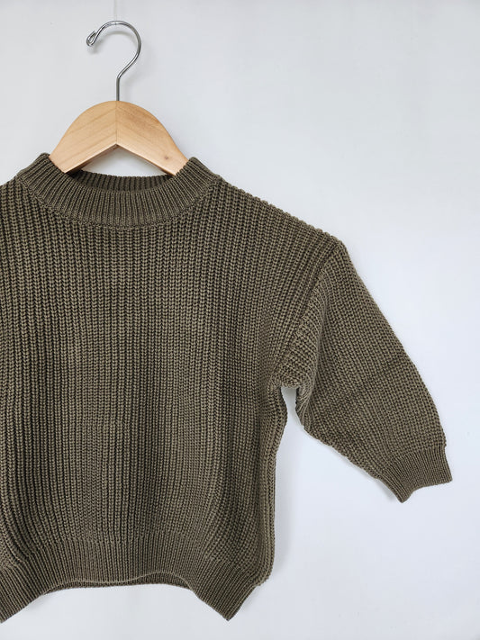 Holde Keepsake Knit Sweater - Olive