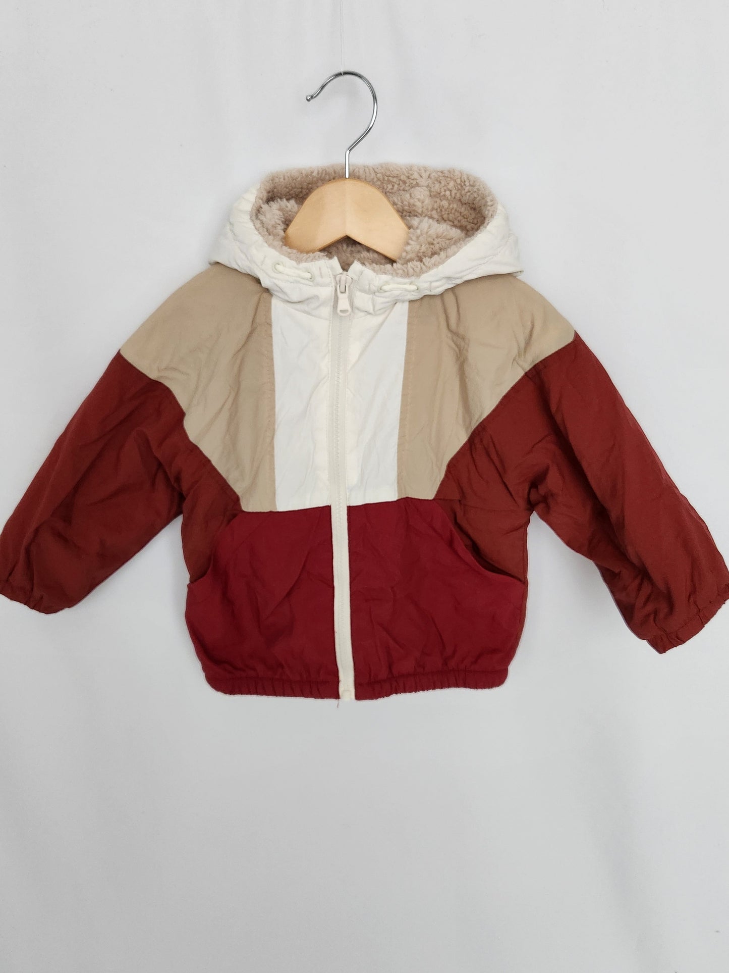 Zara Plush Lined Jacket • 12-18 months