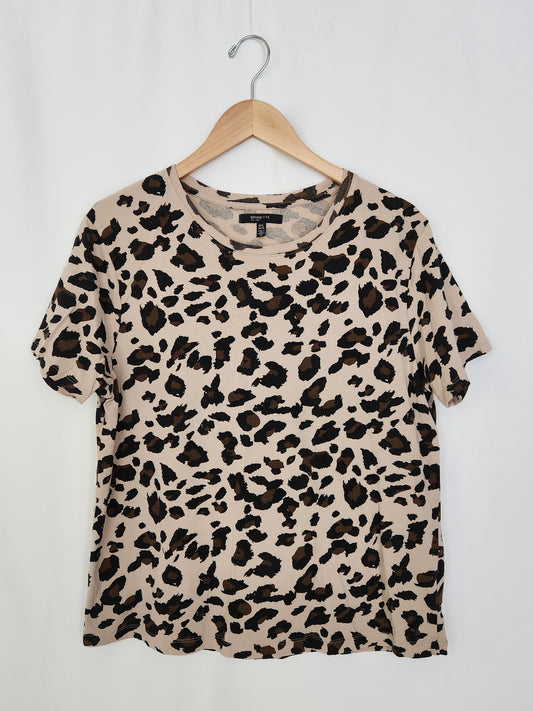 Brunette The Label Leopard T-shirt • Medium/Large