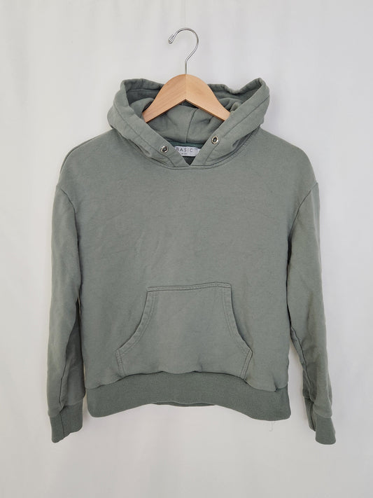 Basic By Priv Green Hoodie • Medium