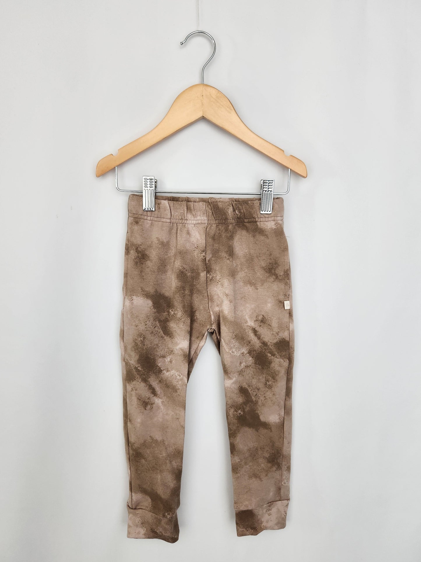 NEW Jax & Lennon Tan Stonewash Joggers • 18-24 months