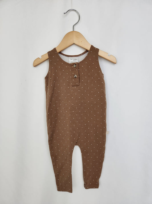 Jax & Lennon Dotty Tank Romper • 0-6 months