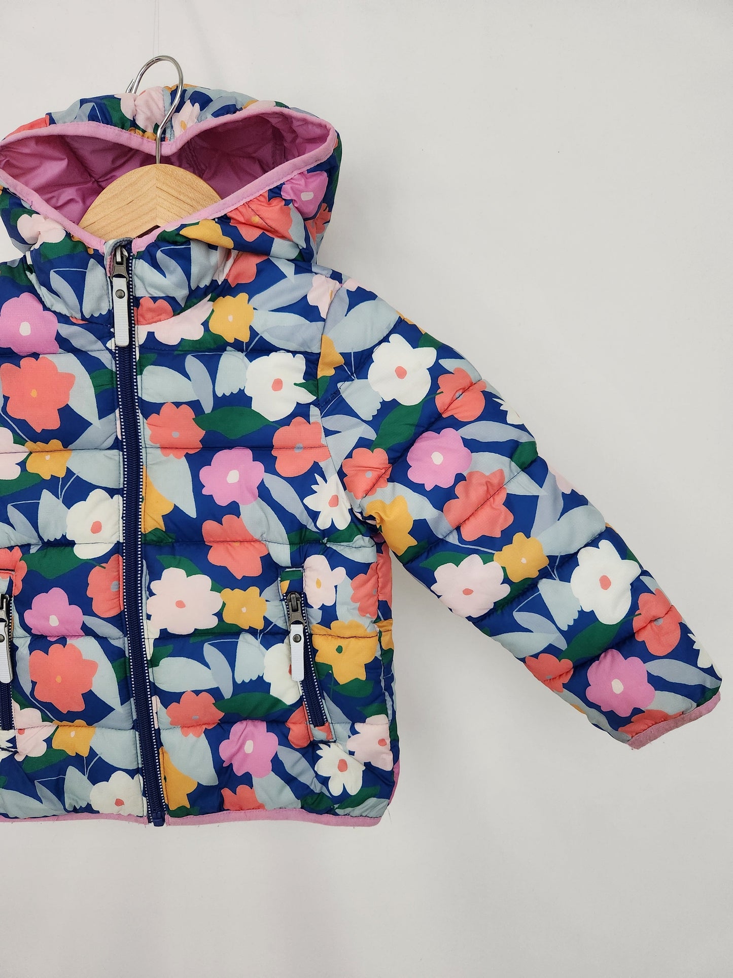 Hanna Anderrson Floral Puffer Jacket • 3T