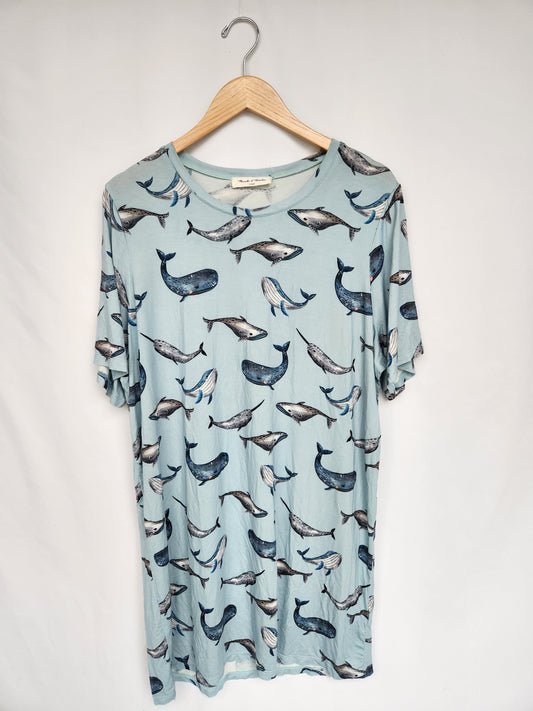 Bambi & Birdie Ocean Life Nightie • X-Small