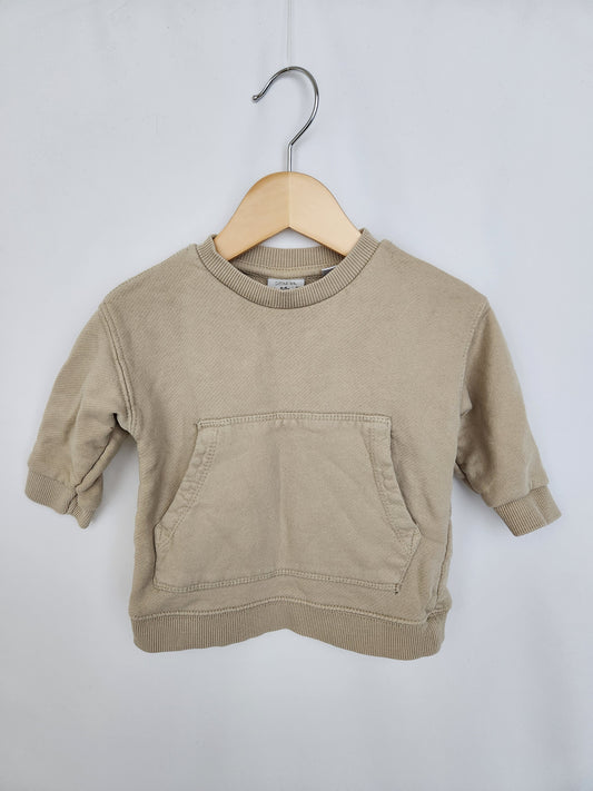 Zara Pocket Sweatshirt • 3-6 months