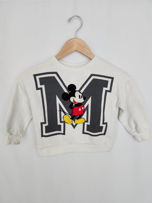 Zara Mickey Mouse Sweatshirt • 5 years