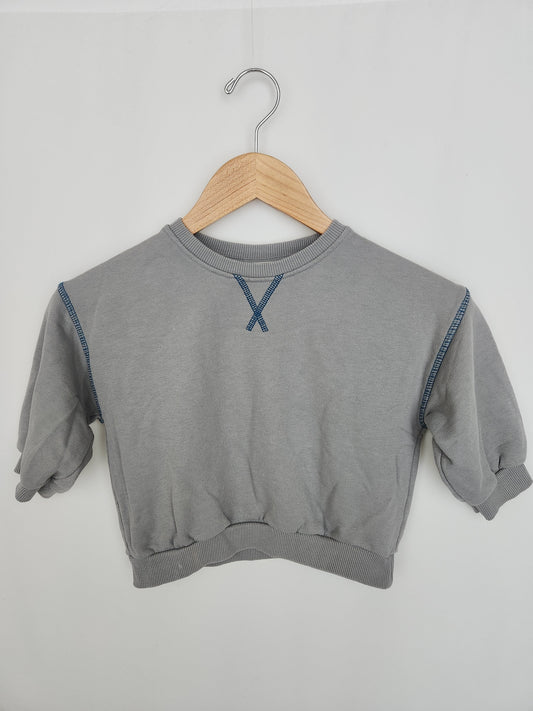 Zara Grey Sweatshirt • 3-4 years