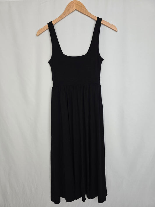 Wilfred Free Black Viscose Midi Dress • X-Small