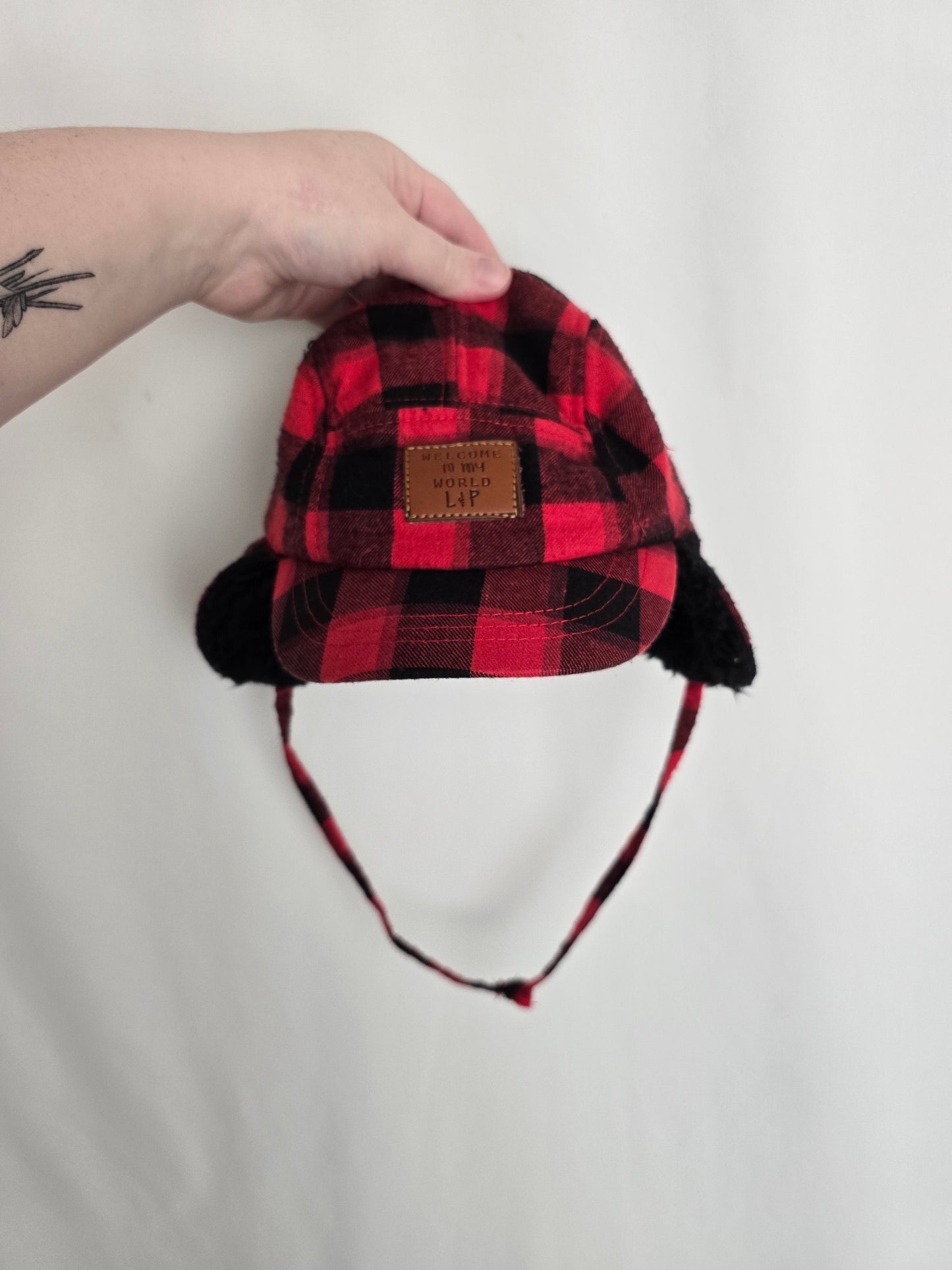 L&P Apparel Warm Plaid Hat • 2-3 years